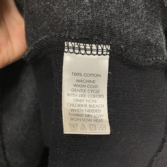 Calvin Klein Sweater Mens XL Black Gray Crew Neck Pullover Logo Long Sleeve - Picture 3 of 9